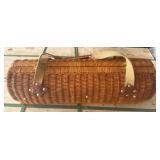 Picnic Time Wicker Basket Carrier