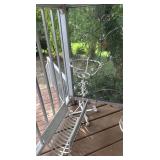 Metal Plant Stand, Magazine Rack and Wall Art