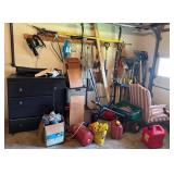 Garage Lot With Tools and Furniture