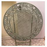 Wrought Iron Folding Table