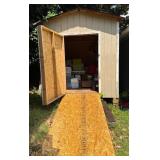 Storage Shed Filled with Contents