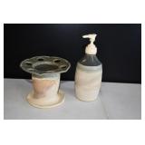 Handmade Pottery Bathroom Accessories