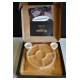 New Smirly Bamboo Charcuterie Cheese Board
