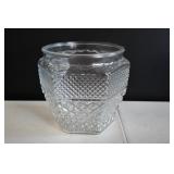 Anchor Hoking Wexford Pressed Glass Cookie Jar