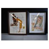 Pair of Framed Pepsi Magazine Ads