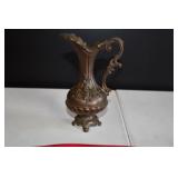 Antique Brass Italian Footed Pitcher
