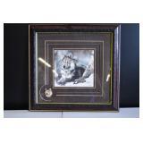 Wolf Paws Framed Print Maija w/ Wolf Head