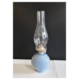 Kaadan Ltd Diamon Point Glass Hurricane Oil Lamp
