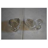 Pair of Crystal Trinket Dishes
