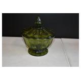 Vtg Anchor Hoking Fairfiled Covered Candy Dish