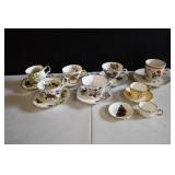 Vintage China Tea Cups and Saucers