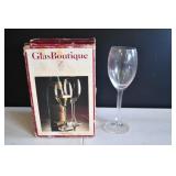 NOS GlasBoutique Crystal Tulip Wine Glasses