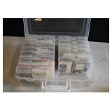 Organizer Full of Loose MLB Trading Cards
