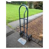 Blue Steel Hand Truck with Wheels
