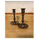Vtg Brass Candlesticksï¿½6ï¿½