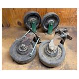 Four Heavy Duty Wheels