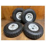 4 Pneumatic Tires with Rims