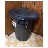 Black Plastic Trash Binï¿½19ï¿½25