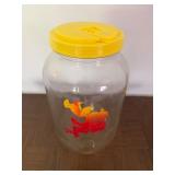 Vtg Glass Sun Tea Jarï¿½4.5ï¿½10.25