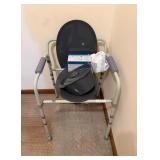 Adjustable Folding Commode Chair