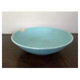 Blue Ceramic Bowl with Chipï¿½8.75ï¿½2.5