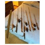Vtg Fishing Rods & Reels