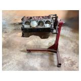 Ford V8 Engine Block on Stand