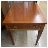 Hekman Wood Side Table w/ Single Drawer