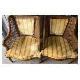Pair American of Martinsville Cane Back Chairs