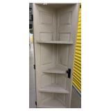 Corner Shelf Unit w/ Reclaimed Door