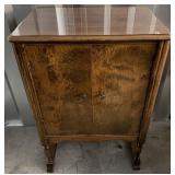 Wooden Cabinet w/ Two Doors and Shelf