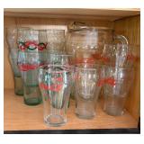 Coca-Cola Glassware Set w/ Pitcher