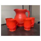 Kool-Aid Smiling Pitcher w/Cups Set