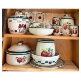 Apple Theme Ceramic Kitchenware Set