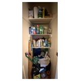 Assorted Cleaning Supplies & Household Items