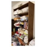 Wood Bookcase w/Shelves