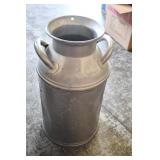 Vtg Metal Milk Can