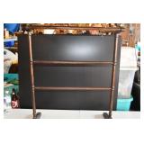 Vtg Wood Quilt Rack