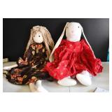 Plush Doll & Bunny