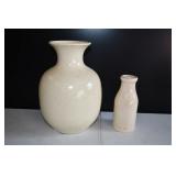 Ceramic Vase & Milk Bottle Vase