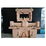 Hand Made Styrofoam Pueblo Diorama