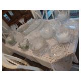 Large Collection of Assorted Clear Glass Items