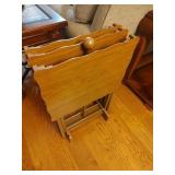 3 Plastic Folding TV Dinner Tables