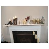 Collection of Candles & Candle Holders