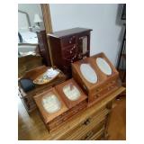 4 Jewelry Boxes & Some Costume Jewelry