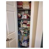Contents of Master Bathroom Closet - Read Details