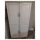 White Storage Cabinet - Read Details