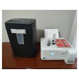 Bonsaii Paper Shredder & Epson Printer
