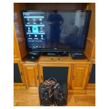 Vizio 42' TV, Sony Blue Ray, LG DVD, Sharp Speake