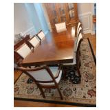 Large Dining Table and 8 Chairs- Read Details